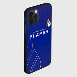 Чехол для iPhone 12 Pro Форма Copenhagen Flames, цвет: 3D-черный — фото 2