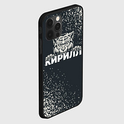 Чехол для iPhone 12 Pro Кирилл зубастый волк, цвет: 3D-черный — фото 2