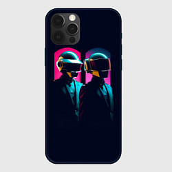 Чехол для iPhone 12 Pro Daft Punk - One more time, цвет: 3D-черный