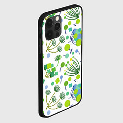 Чехол для iPhone 12 Pro Green bloom, цвет: 3D-черный — фото 2