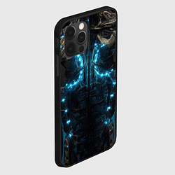 Чехол для iPhone 12 Pro Туловище киборга, цвет: 3D-черный — фото 2