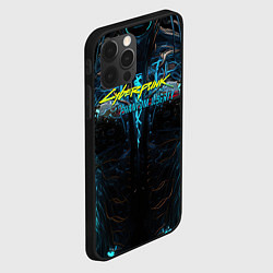 Чехол для iPhone 12 Pro Cyberpunk 2077 phantom liberty cyborg, цвет: 3D-черный — фото 2