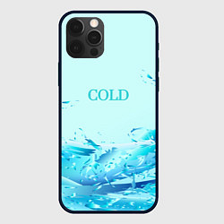 Чехол для iPhone 12 Pro Cold, цвет: 3D-черный