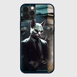 Чехол для iPhone 12 Pro Payday 3 cat bank, цвет: 3D-черный