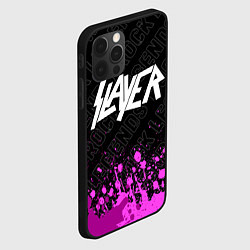 Чехол для iPhone 12 Pro Slayer rock legends: символ сверху, цвет: 3D-черный — фото 2