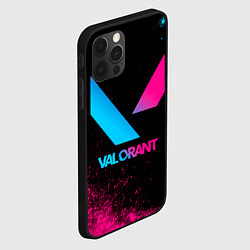 Чехол для iPhone 12 Pro Valorant - neon gradient, цвет: 3D-черный — фото 2