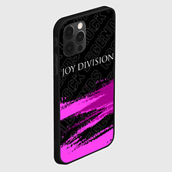 Чехол для iPhone 12 Pro Joy Division rock legends: символ сверху, цвет: 3D-черный — фото 2