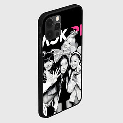 Чехол для iPhone 12 Pro Blackpink funny girls, цвет: 3D-черный — фото 2