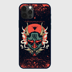 Чехол для iPhone 12 Pro Oni mask, цвет: 3D-черный