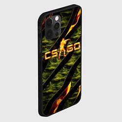 Чехол для iPhone 12 Pro CS GO fire, цвет: 3D-черный — фото 2