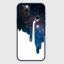 Чехол для iPhone 12 Pro Млечный Путь - Milky Way, цвет: 3D-черный