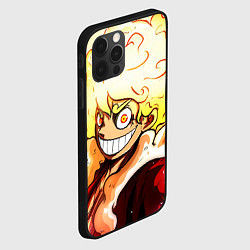 Чехол для iPhone 12 Pro Луффи 5 гир бог Ника - One Piece, цвет: 3D-черный — фото 2