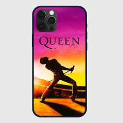 Чехол для iPhone 12 Pro Queen Фредди Меркьюри, цвет: 3D-черный