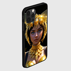 Чехол для iPhone 12 Pro Девушка королева бабочек, цвет: 3D-черный — фото 2