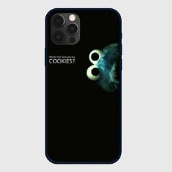 Чехол для iPhone 12 Pro Cookie Monster - Где печеньки, цвет: 3D-черный