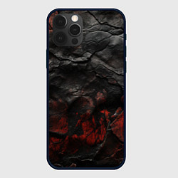 Чехол для iPhone 12 Pro Текстура из кожи, цвет: 3D-черный