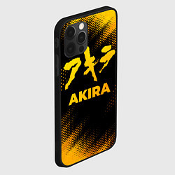Чехол для iPhone 12 Pro Akira - gold gradient, цвет: 3D-черный — фото 2