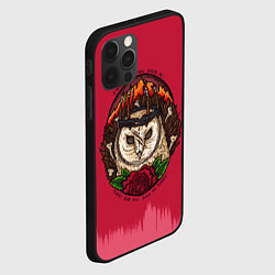 Чехол для iPhone 12 Pro Bring Me The Horizon Owl, цвет: 3D-черный — фото 2
