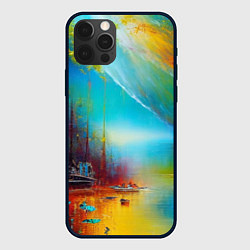 Чехол для iPhone 12 Pro Миражи, цвет: 3D-черный