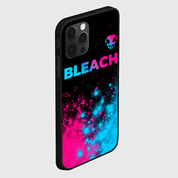 Чехол для iPhone 12 Pro Bleach - neon gradient: символ сверху, цвет: 3D-черный — фото 2