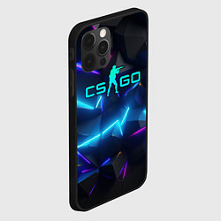 Чехол для iPhone 12 Pro CS GO neon style, цвет: 3D-черный — фото 2