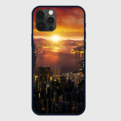 Чехол для iPhone 12 Pro Китай - Гон конг, цвет: 3D-черный