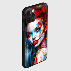 Чехол для iPhone 12 Pro Clown girl, цвет: 3D-черный — фото 2