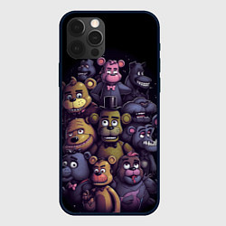 Чехол для iPhone 12 Pro Five Nights at Freddys art, цвет: 3D-черный