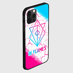 Чехол для iPhone 12 Pro In Flames neon gradient style, цвет: 3D-черный — фото 2