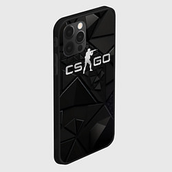 Чехол для iPhone 12 Pro CSGO silver black, цвет: 3D-черный — фото 2