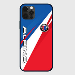 Чехол для iPhone 12 Pro Alpine BMW - colors, цвет: 3D-черный