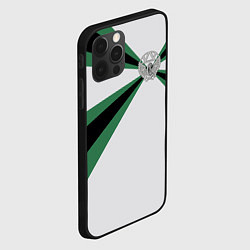 Чехол для iPhone 12 Pro Железнодорожные войска, цвет: 3D-черный — фото 2