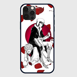 Чехол для iPhone 12 Pro Достоевский и балалайка, цвет: 3D-черный