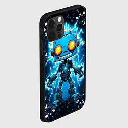 Чехол для iPhone 12 Pro Робот - comics art style, цвет: 3D-черный — фото 2