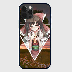 Чехол для iPhone 12 Pro Touhou Project Reimu, цвет: 3D-черный