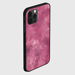Чехол для iPhone 12 Pro Текстура родонита, цвет: 3D-черный — фото 2