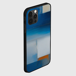 Чехол для iPhone 12 Pro Синяя палитра, цвет: 3D-черный — фото 2