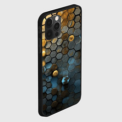 Чехол для iPhone 12 Pro Позолоченая броня, цвет: 3D-черный — фото 2