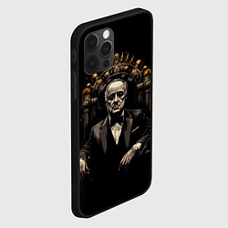 Чехол для iPhone 12 Pro Дон Вито Корлеоне крестный отец, цвет: 3D-черный — фото 2
