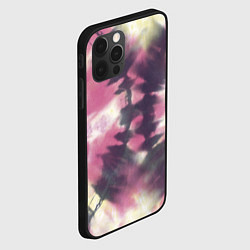 Чехол для iPhone 12 Pro Tie-Dye дизайн, цвет: 3D-черный — фото 2