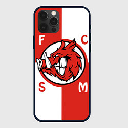 Чехол для iPhone 12 Pro FCSM мясо, цвет: 3D-черный
