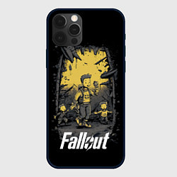 Чехол для iPhone 12 Pro Fallout boys, цвет: 3D-черный