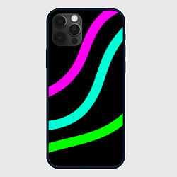 Чехол iPhone 12 Pro Абстракция три полосы