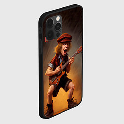 Чехол для iPhone 12 Pro ACDC art, цвет: 3D-черный — фото 2