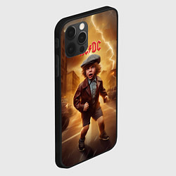 Чехол для iPhone 12 Pro ACDC boy, цвет: 3D-черный — фото 2