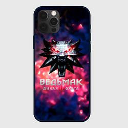 Чехол для iPhone 12 Pro Символ ведьмак стиль мага, цвет: 3D-черный
