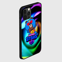 Чехол для iPhone 12 Pro Brawl stars neon teddy, цвет: 3D-черный — фото 2