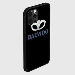 Чехол для iPhone 12 Pro Daewoo sport auto, цвет: 3D-черный — фото 2