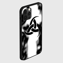 Чехол для iPhone 12 Pro Скандинавский узор душа, цвет: 3D-черный — фото 2