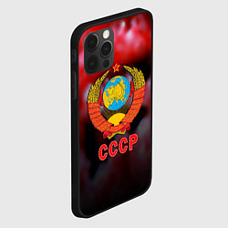 Чехол для iPhone 12 Pro Патриот ссср, цвет: 3D-черный — фото 2